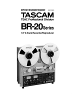 Tascam BR-20 - Owners Manual